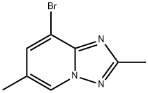 8-bromo-2,6-dimethyl-[1,2,4]triazolo[1,5-a]pyridine 구조식 이미지