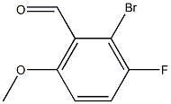 2-Bromo-3-fluoro-6-methoxybenzaldehyde Structure