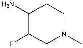 3-fluoro-1-methylpiperidin-4-amine 구조식 이미지