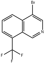 4-bromo-8-(trifluoromethyl)isoquinoline 구조식 이미지