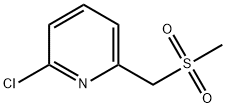 2-chloro-6-(methanesulfonylmethyl)pyridine 구조식 이미지