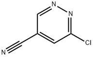 3-chloropyridazine-5-carbonitrile Structure