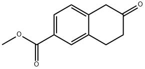methyl 6-oxo-5,6,7,8-tetrahydronaphthalene-2-carboxylate Structure