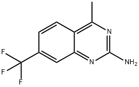 4-methyl-7-(trifluoromethyl)quinazolin-2-amine Structure