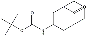 tert-butyl N-{9-oxo-3-oxabicyclo[3.3.1]nonan-7-yl}carbamate 구조식 이미지