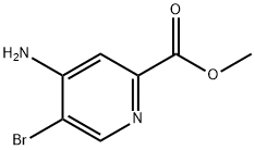 METHYL 4-AMINO-5-BROMOPYRIDINE-2-CARBOXYLATE Structure