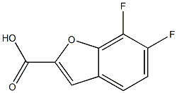 6,7-difluoro-1-benzofuran-2-carboxylic acid Structure