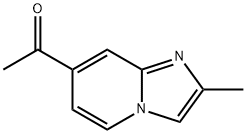 1-{2-methylimidazo[1,2-a]pyridin-7-yl}ethan-1-one 구조식 이미지