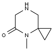 4-methyl-4,7-diazaspiro[2.5]octan-5-one Structure