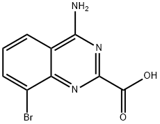 4-amino-8-bromoquinazoline-2-carboxylic acid 구조식 이미지