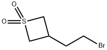 3-(2-bromoethyl)thietane 1,1-dioxide Structure