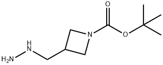 tert-butyl 3-(hydrazineylmethyl)azetidine-1-carboxylate Structure
