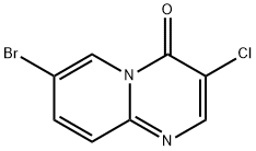7-Bromo-3-chloro-4H-pyrido[1,2-a]pyrimidin-4-one Structure