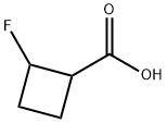 2-fluorocyclobutane-1-carboxylic acid 구조식 이미지
