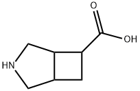 3-Azabicyclo[3.2.0]heptane-6-carboxylic acid 구조식 이미지