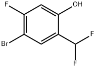 5-Bromo-4-fluoro-2-hydroxybenzodifluoride 구조식 이미지