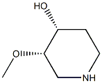 (3S,4R)-3-methoxypiperidin-4-ol Structure