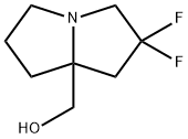 (2,2-difluorotetrahydro-1H-pyrrolizin-7a(5H)-yl)methanol 구조식 이미지