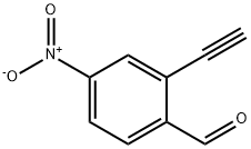 2-에티닐-4-니트로벤즈알데히드 구조식 이미지