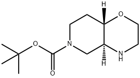 Trans-Tert-Butylhexahydro-2H-Pyrido[4,3-B][1,4]Oxazine-6(7H)-Carboxylate Structure