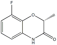 (R)-8-fluoro-2-methyl-2H-benzo[b][1,4]oxazin-3(4H)-one Structure
