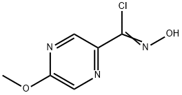 N-hydroxy-5-methoxypyrazine-2-carbimidoyl chloride Structure