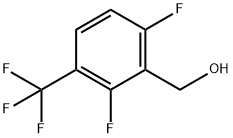 2,6-Difluoro-3-(trifluoromethyl)benzyl alcohol Structure