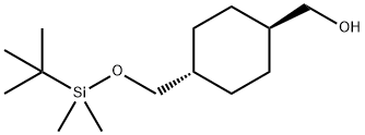 trans [4-(tert-Butyldimethylsilanyloxymethyl)-cyclohexyl]-methanol 구조식 이미지