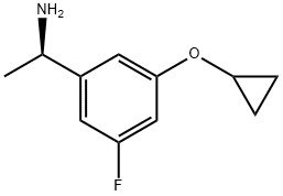 (R)-1-(3-cyclopropoxy-5-fluorophenyl)ethan-1-amine Structure