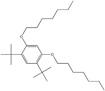 1,5-di-tert-butyl-2,4-bis(heptyloxy)benzene Structure