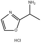 1-(Oxazol-2-yl)ethanamine hydrochloride 구조식 이미지