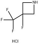 3-fluoro-3-(trifluoromethyl)azetidine hydrochloride 구조식 이미지