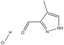 4-methyl-1H-pyrazole-3-carbaldehyde hydrochloride 구조식 이미지