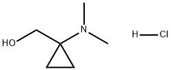 Cyclopropanemethanol, 1-(dimethylamino)-, hydrochloride (1:1) Structure