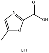 lithium(1+) ion 5-methyl-1,3-oxazole-2-carboxylate Structure