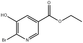 3-Pyridinecarboxylic acid, 6-bromo-5-hydroxy-, ethyl ester Structure