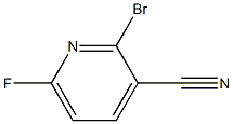 2-bromo-6-fluoropyridine-3-carbonitrile Structure