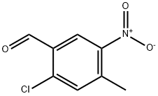 2-Chloro-4-methyl-5-nitro-benzaldehyde Structure