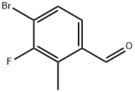 4-Bromo-3-fluoro-2-methylbenzaldehyde 구조식 이미지