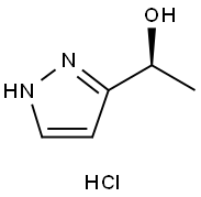 (1S)-1-(1H-pyrazol-3-yl)ethan-1-ol hydrochloride 구조식 이미지