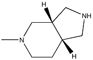 (3aS,7aR)-5-methyloctahydro-1H-pyrrolo[3,4-c]pyridine 구조식 이미지
