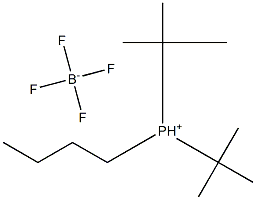 n-Butyldi(tert-butyl)phosphonium tetrafluoroborate Structure