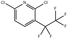 2,6-Dichloro-3-(pentafluoroethyl)pyridine 구조식 이미지