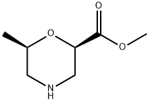 methyl (2R,6R)-6-methylmorpholine-2-carboxylate Structure