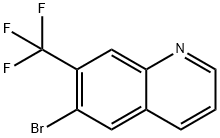 6-BROMO-7-(TRIFLUOROMETHYL)QUINOLINE Structure