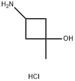 3-amino-1-methylcyclobutan-1-ol hydrochloride 구조식 이미지