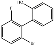 2'-bromo-6'-fluorobiphenyl-2-ol 구조식 이미지