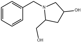 1-Benzyl-5-hydroxymethyl-pyrrolidin-3-ol Structure