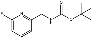 tert-Butyl ((6-fluoropyridin-2-yl)methyl)carbamate Structure