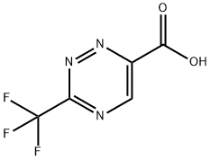 3-(trifluoromethyl)-1,2,4-triazine-6-carboxylic acid Structure